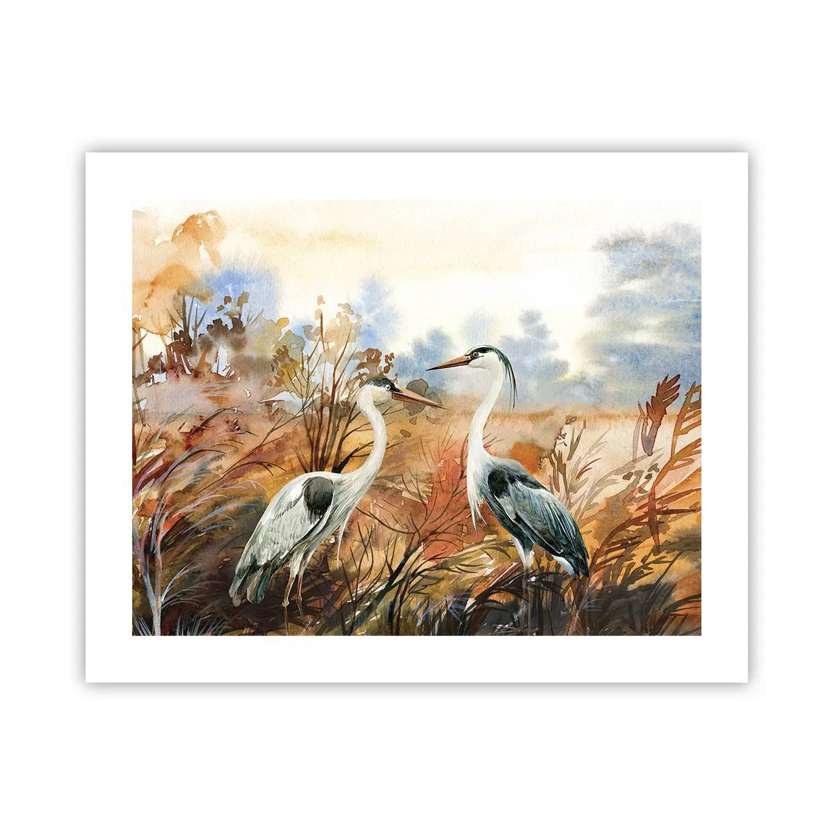 Poszter - Hová ősszel? - 50x40 cm