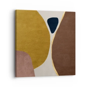 Vászonkép - Absztrakció - egy hely a térben - 30x30 cm