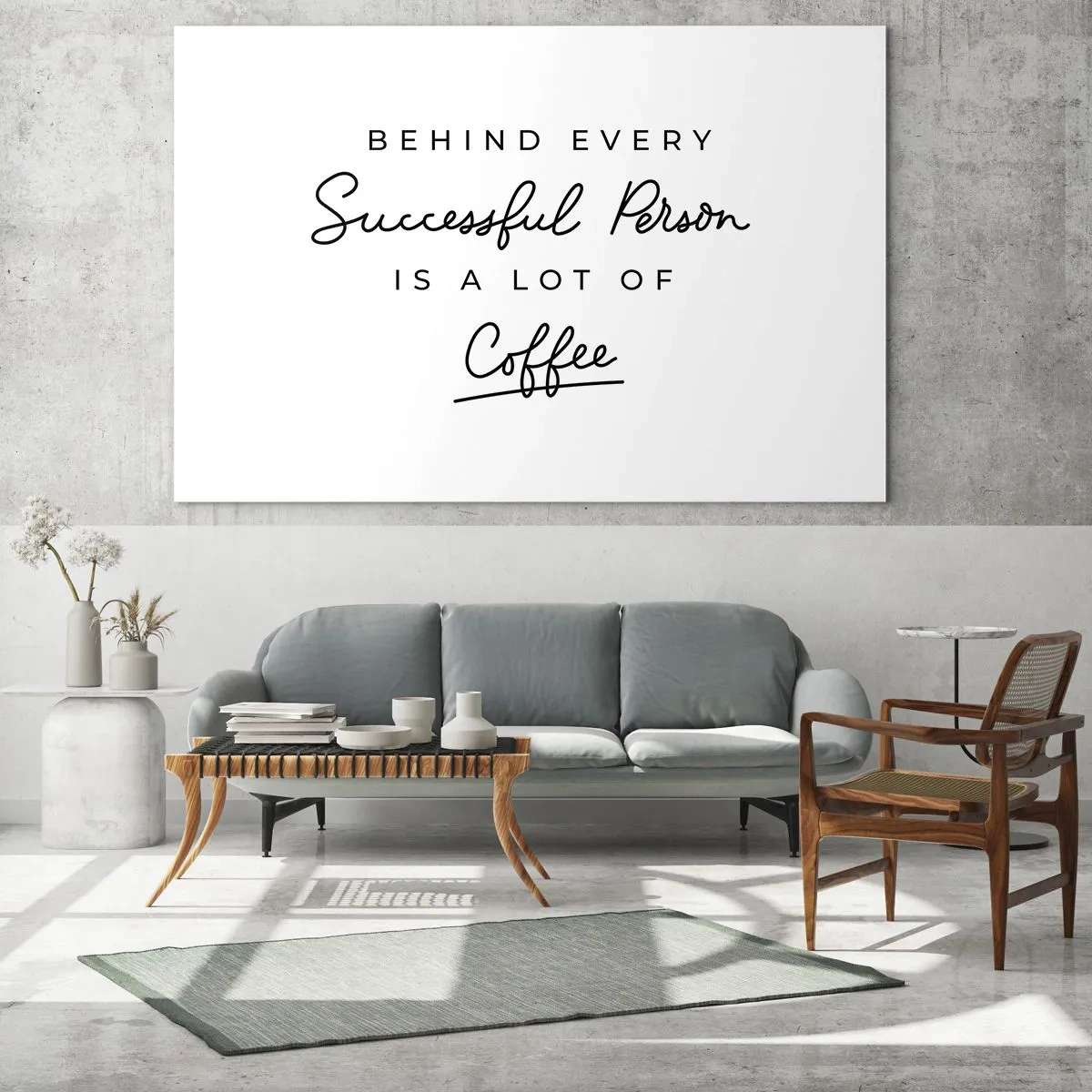 Üveg kép - A siker titka - 100x70 cm