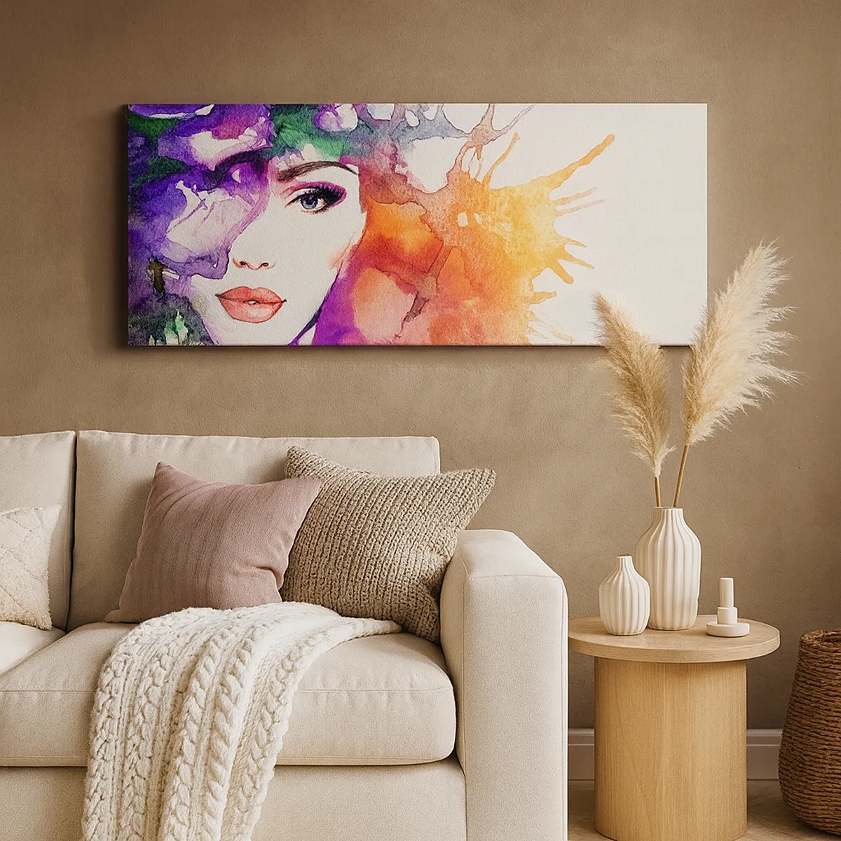 Vászonkép - Fejjel a felhőkben - 30x30 cm