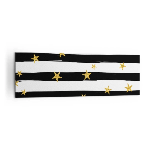 Vászonkép - Mindannyian szerencsés csillag alatt születtünk - 160x50 cm