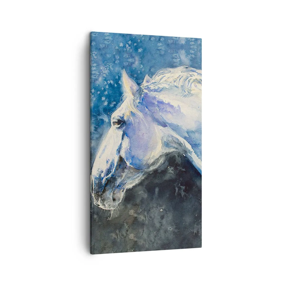 Vászonkép - Portré kék fényben - 45x80 cm