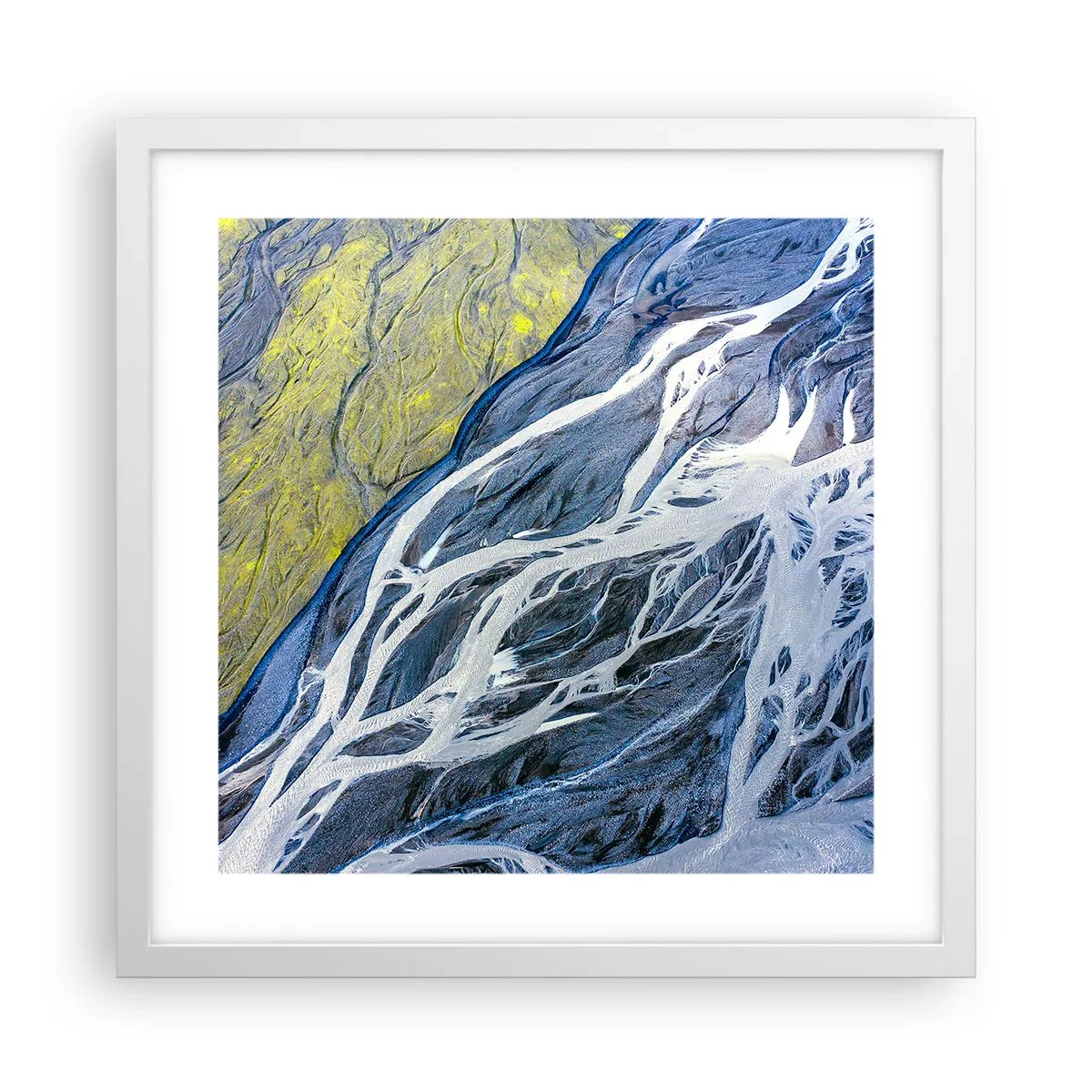 Poszter fekete keretben - A természet barlangrajzai - 40x40 cm