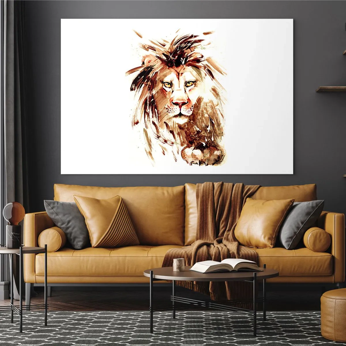 Üveg kép - Erő és méltóság - 120x80 cm