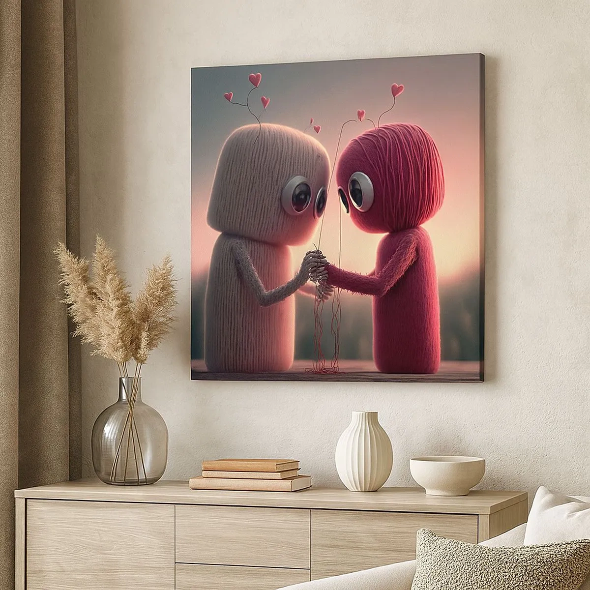 Vászonkép - Mindenki szerethet - 30x30 cm