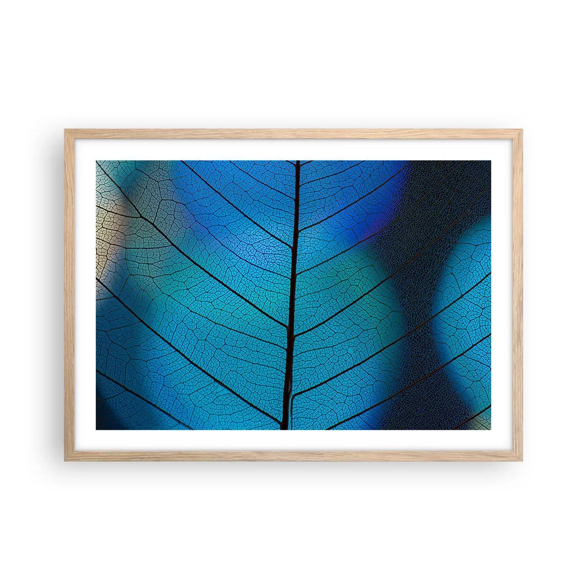 Poszter világos tölgy keretben - Bonyolult konstrukció - 70x50 cm