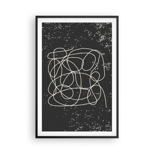 Poszter fehér keretben - Gondolatok elkalandozása - 61x91 cm