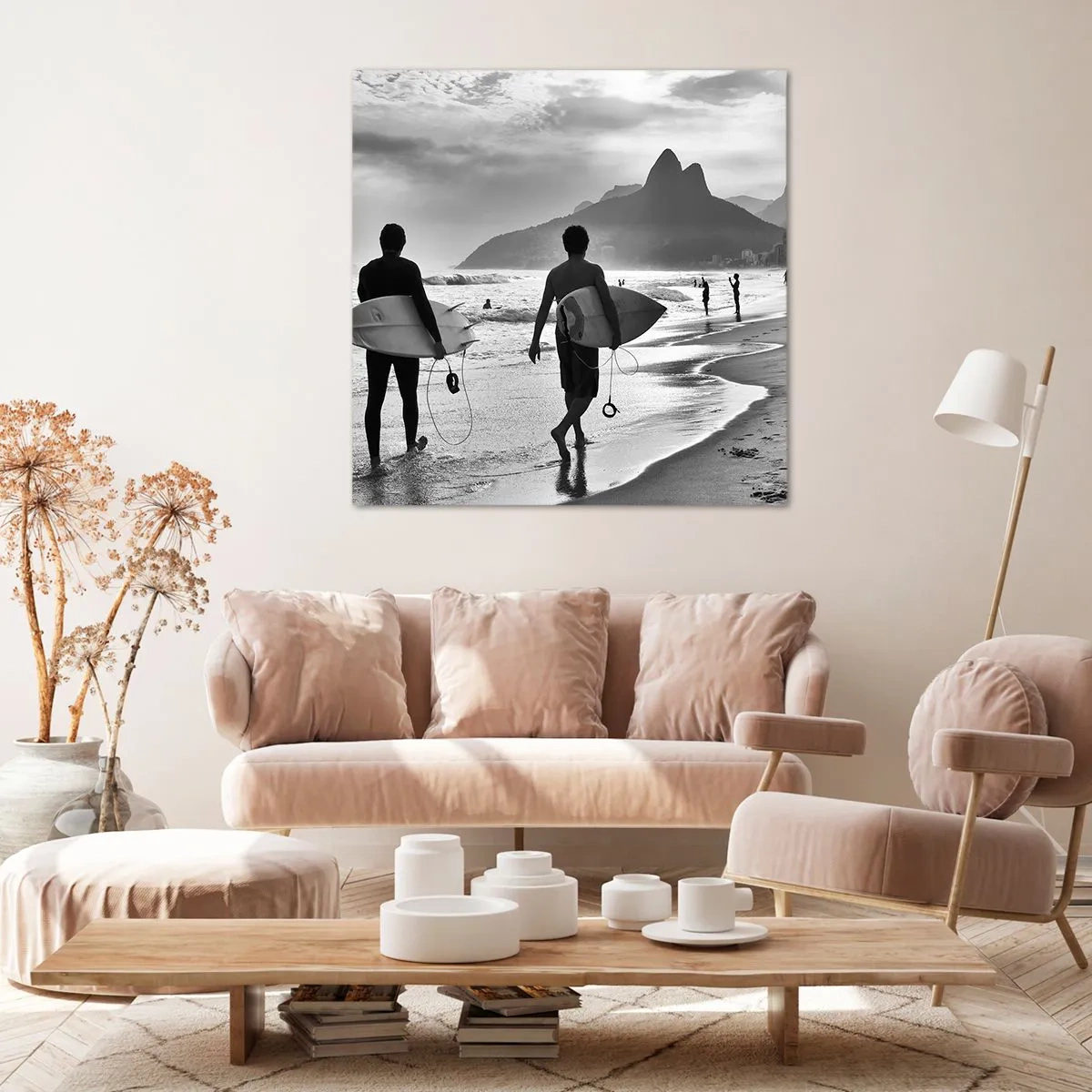 Vászonkép - Egyhullámú szamba - 40x40 cm