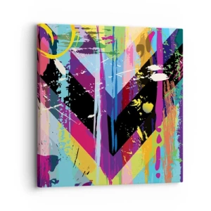 Vászonkép - Fentről lefelé - 30x30 cm