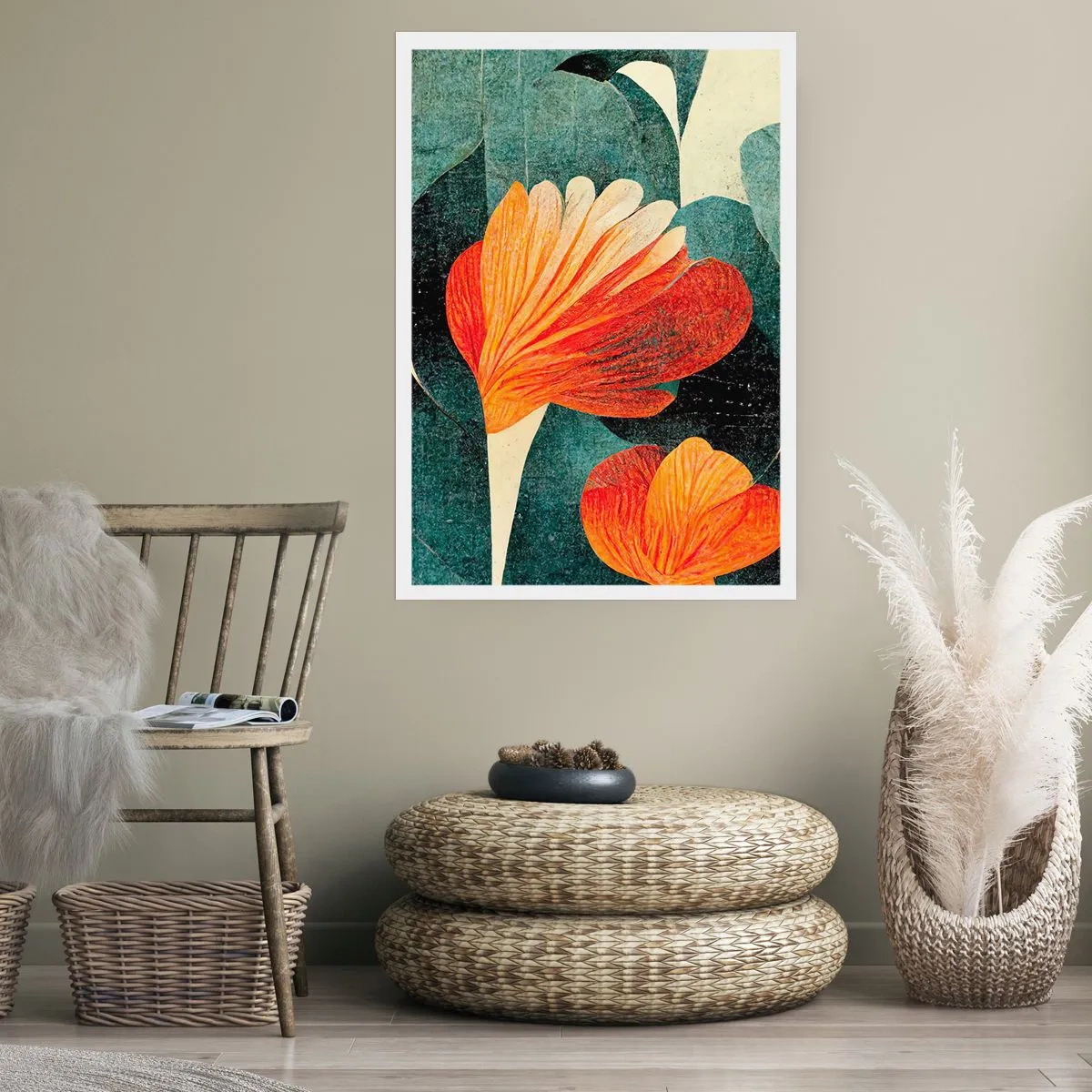 Poszter - A trópusok forrósága és a zöldellő hűvösség - 50x70 cm