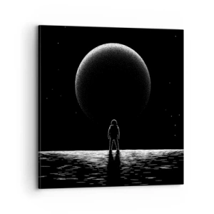 Vászonkép - Szemtől szemben - 70x70 cm