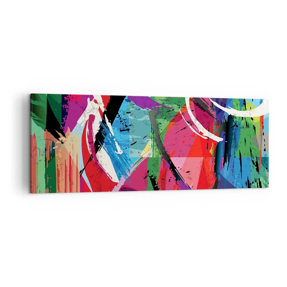 Vászonkép - Gyorsan, élénken és ugrálva - 140x50 cm