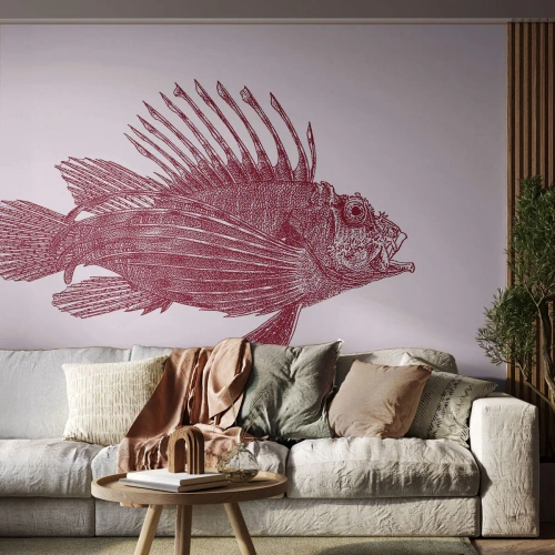 Fotótapéta Premium Sand - Egzotikus vizek lakója - Hal, Oroszlánhal, Tropikus - 200x140 cm