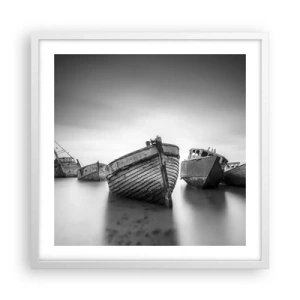 Poszter fekete keretben - Csak emlékek... - 50x50 cm