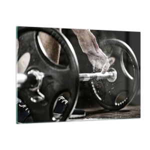 Üveg kép - Kihívás elfogadva! - 120x80 cm