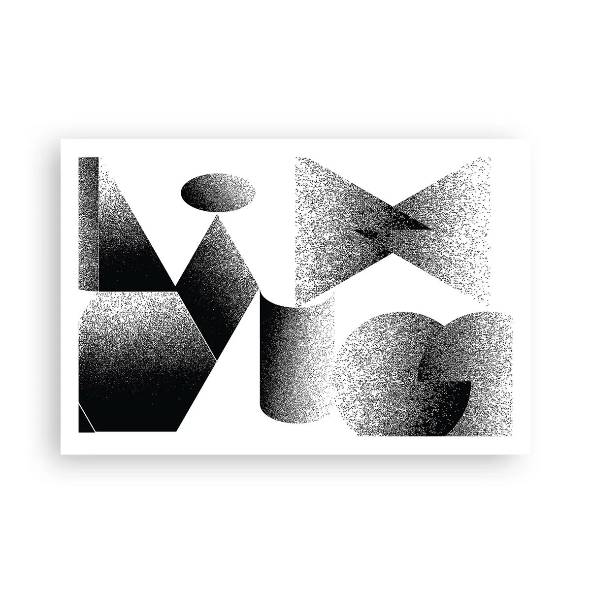 Poszter - Szögek és oválisok - 91x61 cm