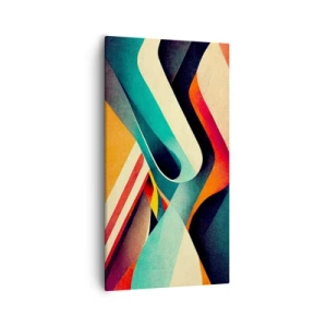 Vászonkép - Intenzív kompozíció - 55x100 cm