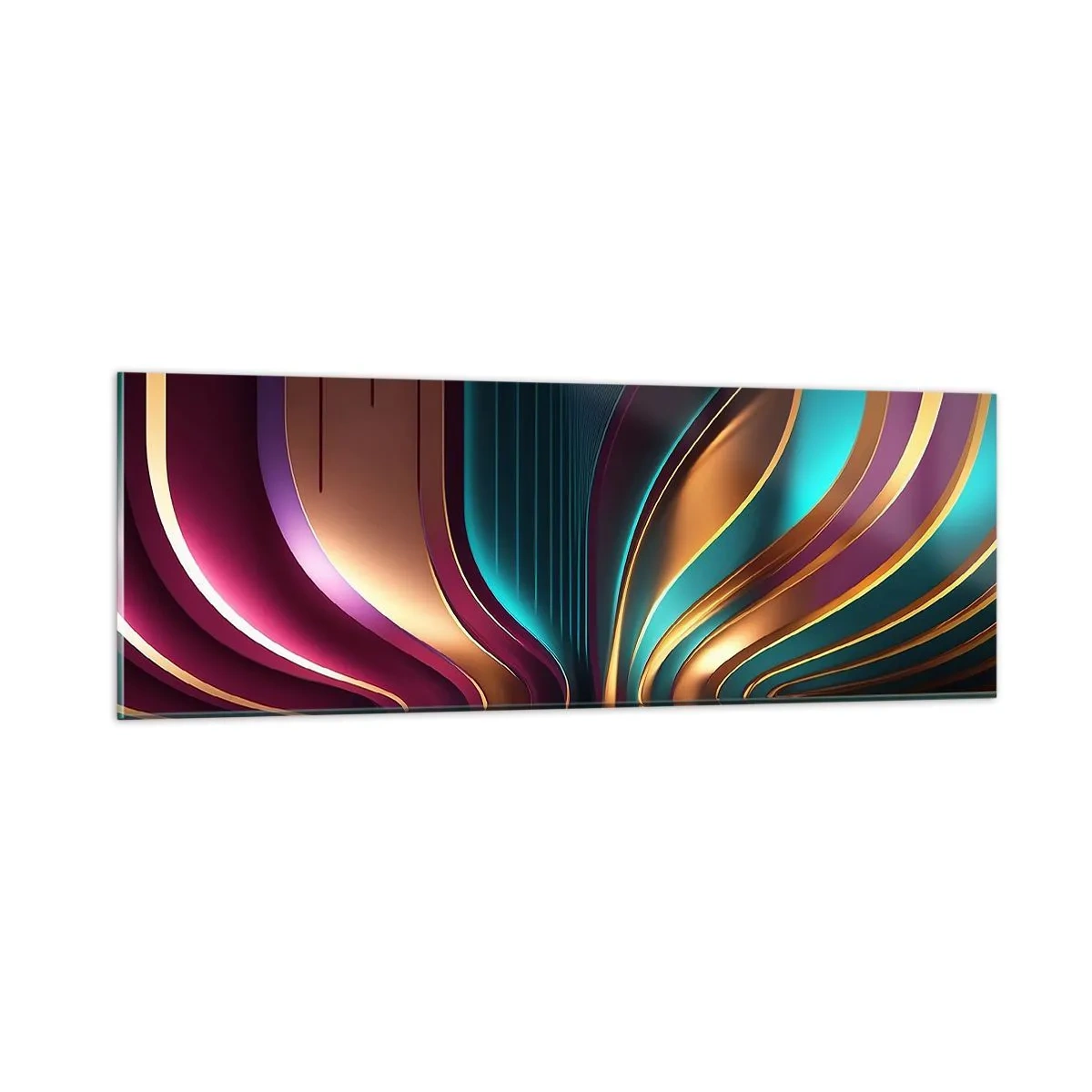 Üveg kép - A fény építészete - 90x30 cm