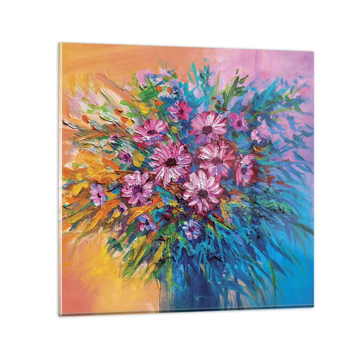 Üveg kép - Életenergia - 50x50 cm