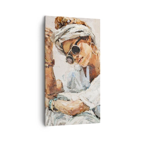 Vászonkép - Portré teljes napfényben - 45x80 cm