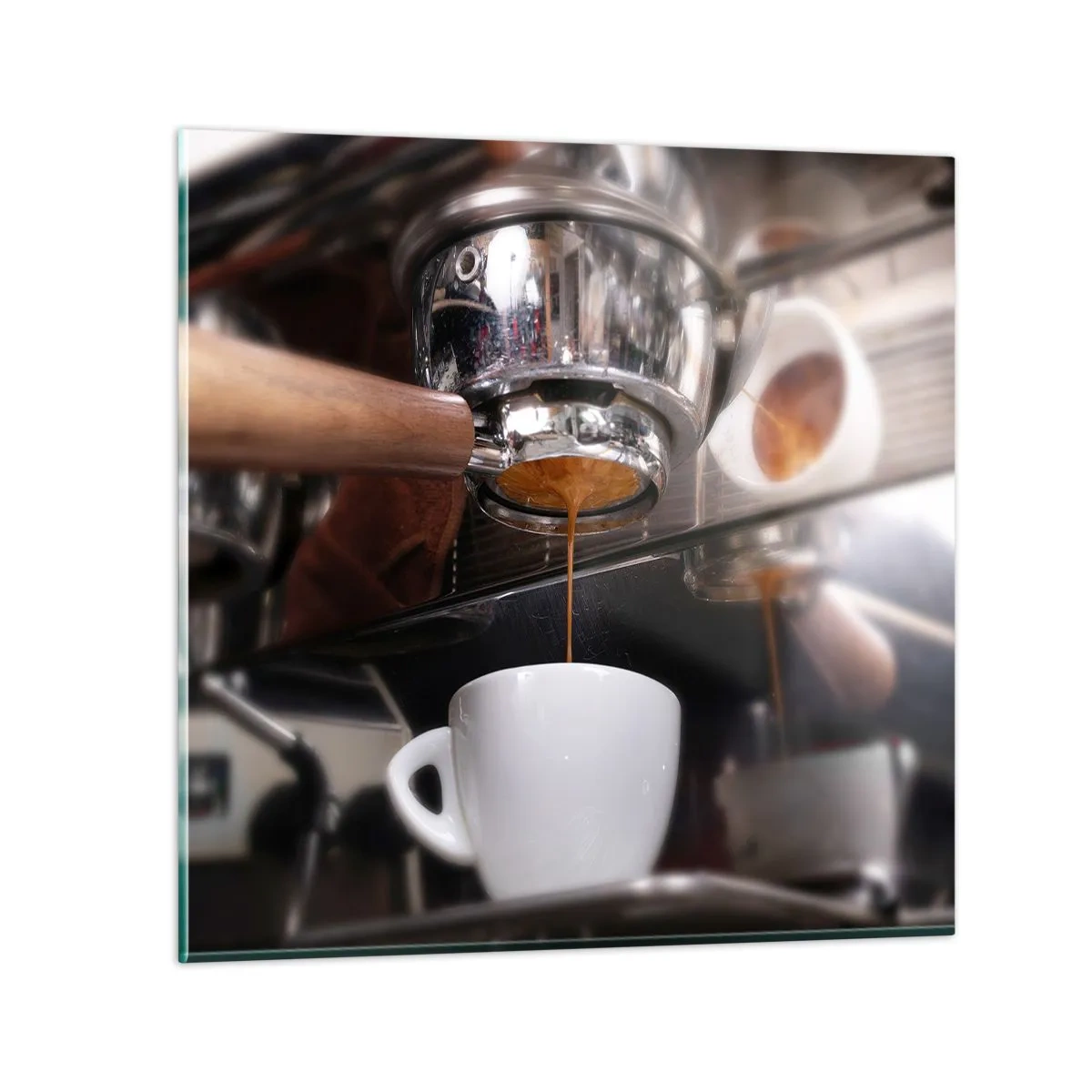 Üveg kép - A nap egy jó pillanata - 50x50 cm