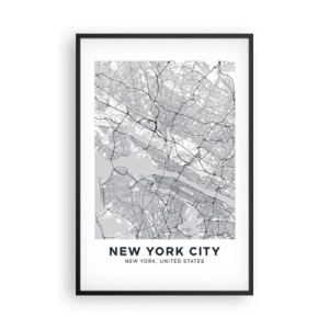 Poszter fehér keretben - Metropolisz anatómiája - 61x91 cm