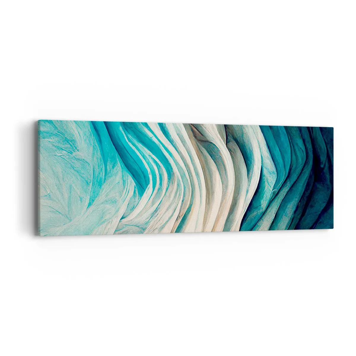 Vászonkép - Kék telhetetlenség - 90x30 cm