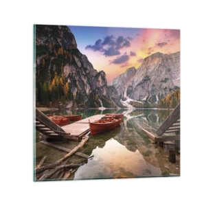 Üveg kép - A nap ígérete - 50x50 cm