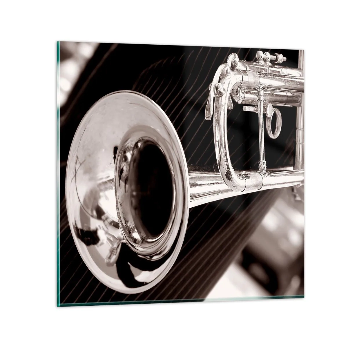 Üveg kép - Zenei utazás az 1930-as évekbe - 30x30 cm