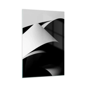 Üveg kép - Fénysíkok az árnyék mélyéről - 70x100 cm