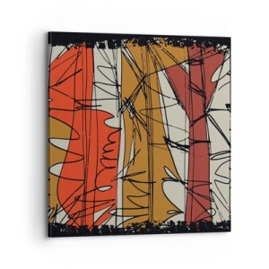 Vászonkép - Spontán kompozíció - 70x70 cm