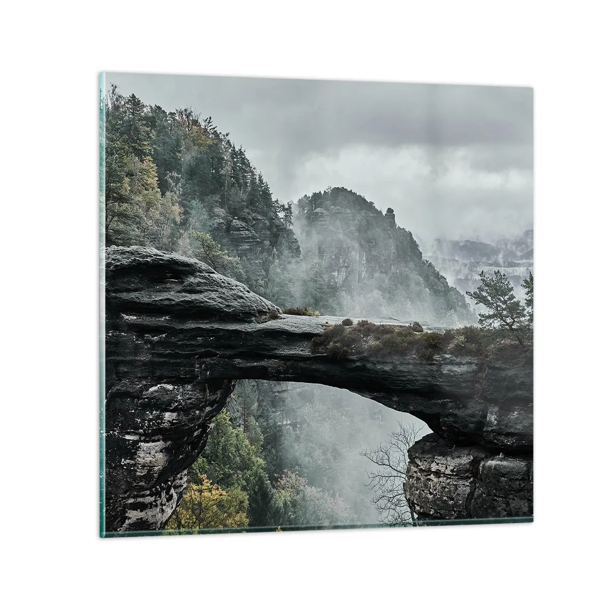 Üveg kép - A kaland hamarosan kezdődik - 40x40 cm