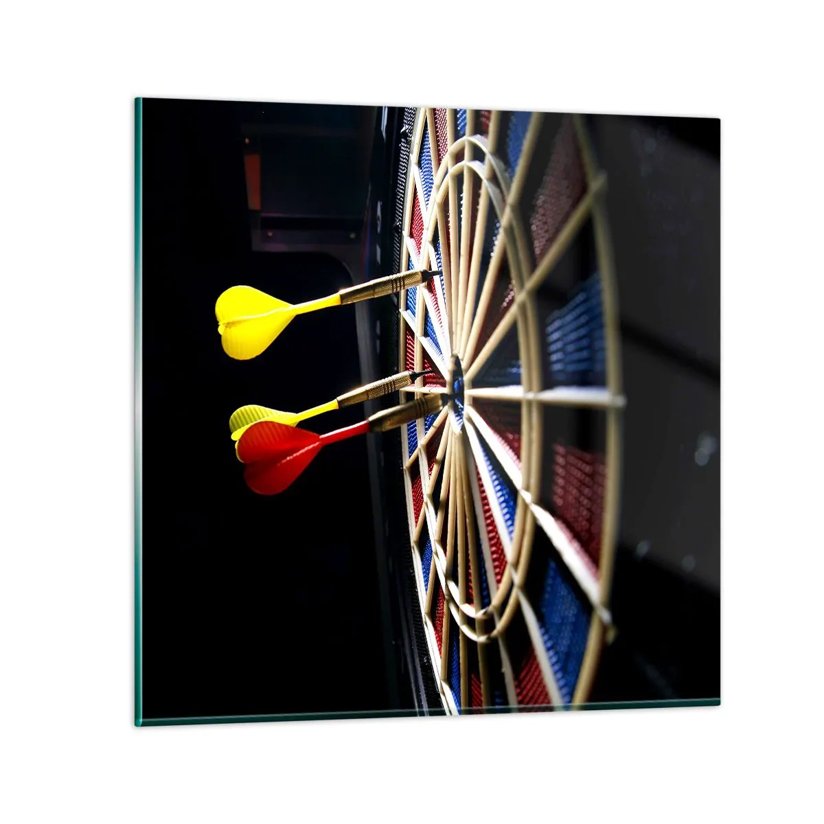 Üveg kép - Pont a lényeg - 40x40 cm