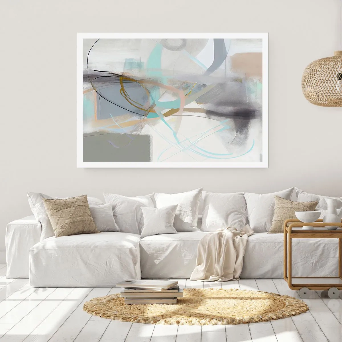 Poszter - Ködös absztrakció - 91x61 cm