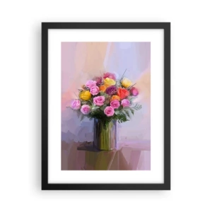 Poszter fehér keretben - Megtartott szépség - 30x40 cm