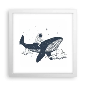 Poszter fekete keretben - Egy kozmikus kaland - 30x30 cm