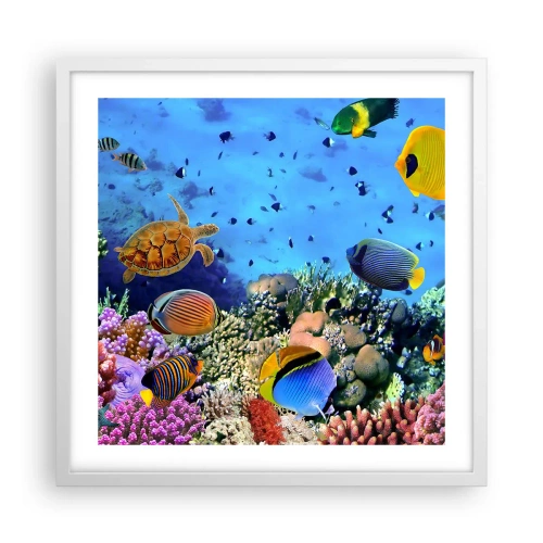 Poszter fekete keretben - És mit tudunk az életről... - 50x50 cm