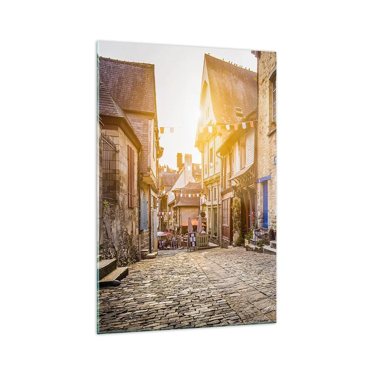 Üveg kép - A város fehér szelleme - 70x100 cm