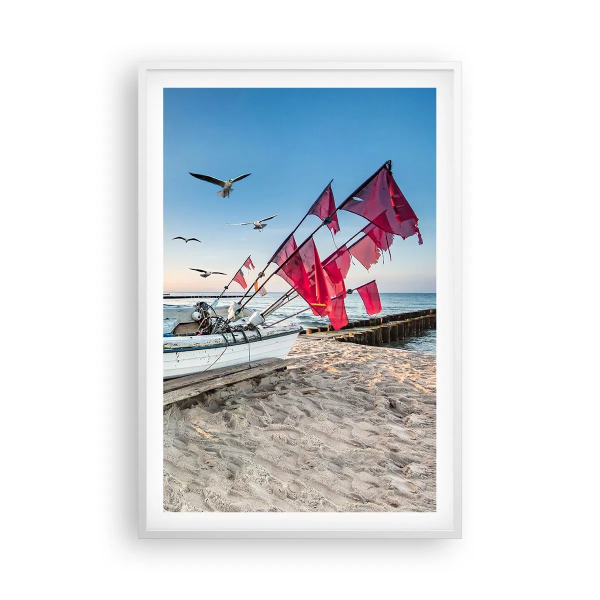 Poszter fekete keretben - Megérdemelt pihenés - 61x91 cm