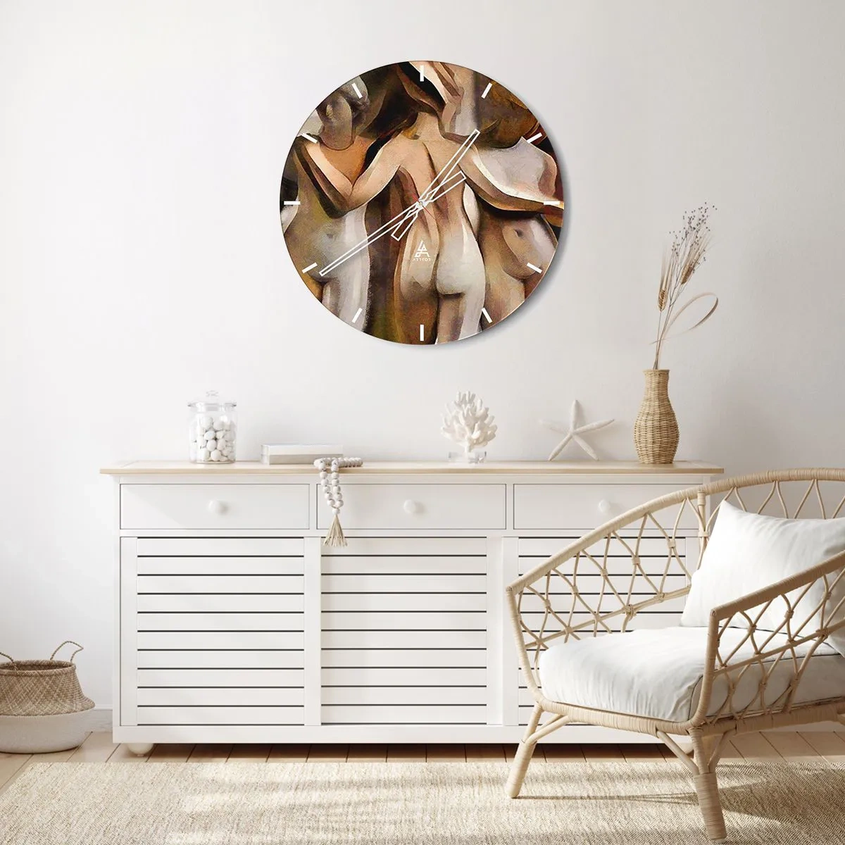 Falióra, Óra - Három Sárm 2.0 - 30x30 cm