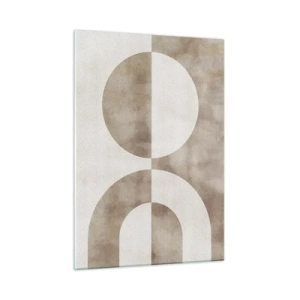 Üveg kép - Hasonlóságok és különbségek - 50x70 cm