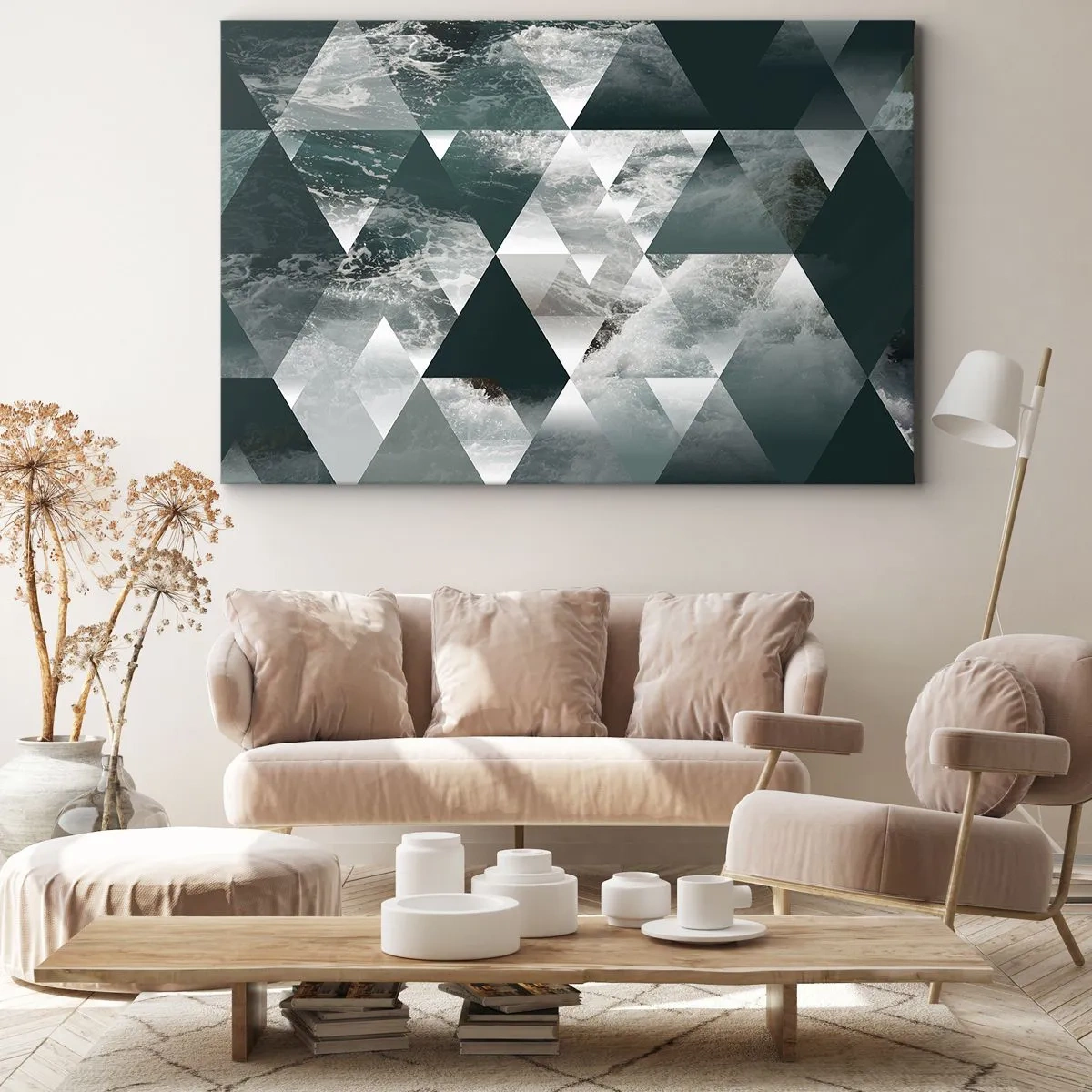 Vászonkép - Kristály perspektíva - 120x80 cm