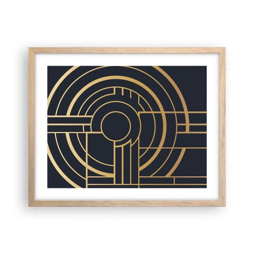 Poszter világos tölgy keretben - A dolgok fordulatai - 50x40 cm