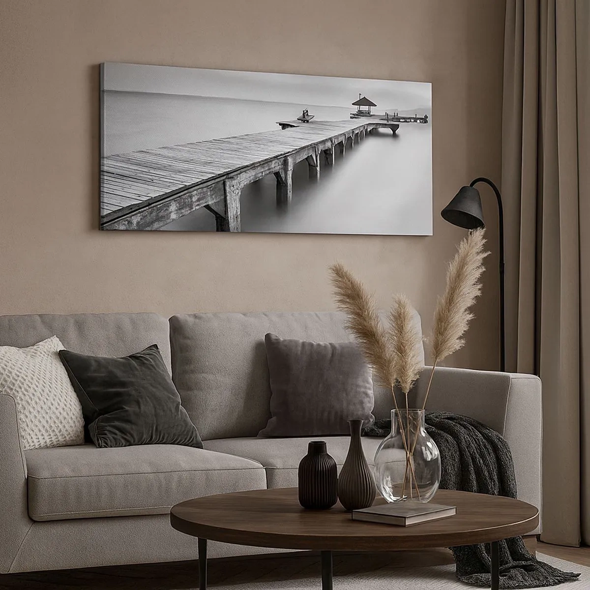 Vászonkép - A távolba - 100x40 cm