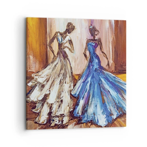 Vászonkép - Hálás páros - 70x70 cm