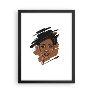 Poszter fehér keretben - Édes, mint a csokoládé - 30x40 cm