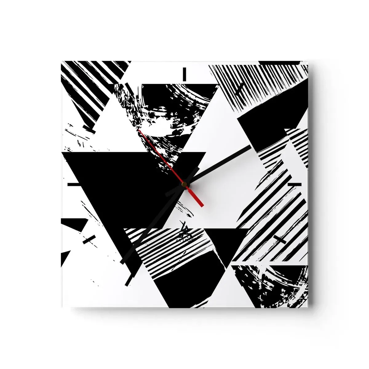 Falióra, Óra - Háromszögek esője - 40x40 cm