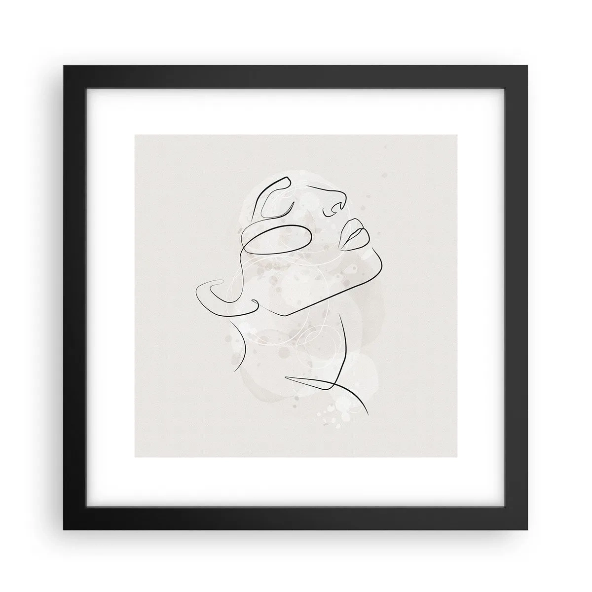 Poszter fehér keretben - Egy álom körvonala - 30x30 cm