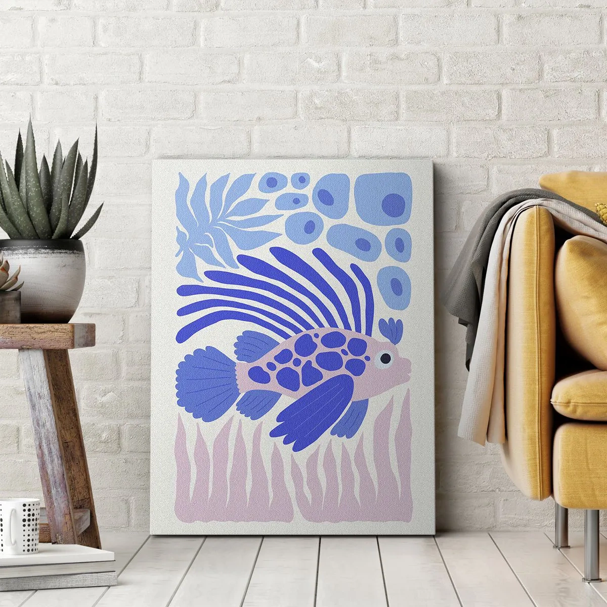 Vászonkép - Elemében - 55x100 cm