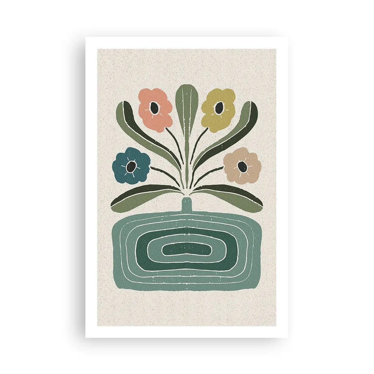 Poszter - Szimmetrikus csokor - 61x91 cm